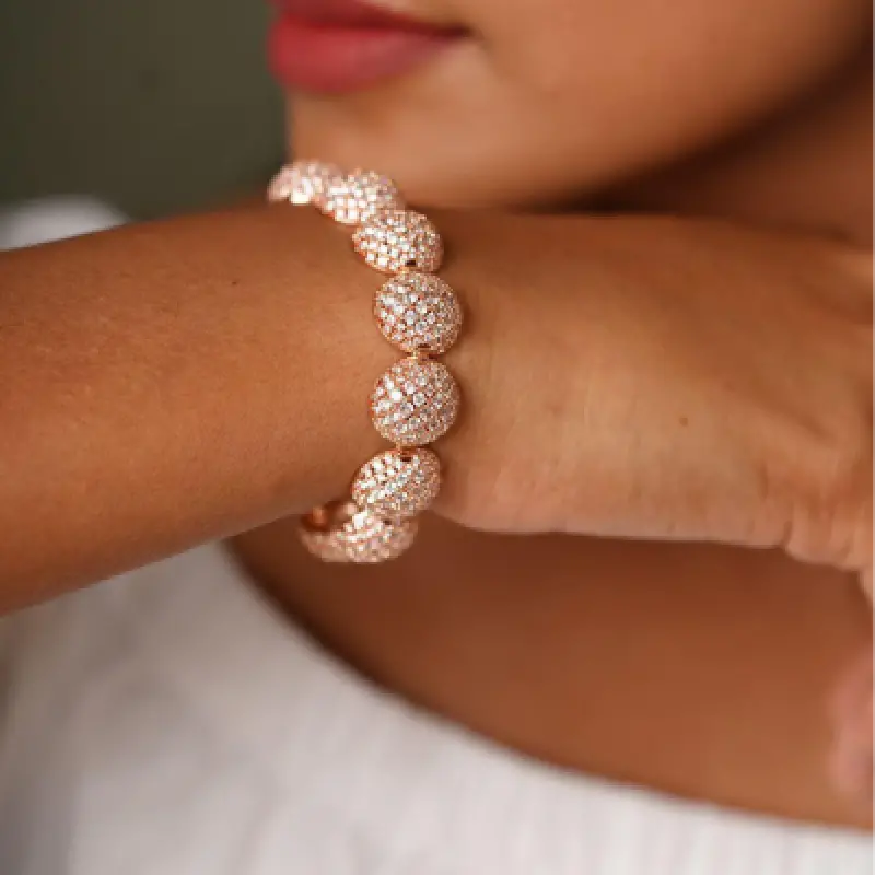 Diamond Gokhru Style Western Tennis Bracelet