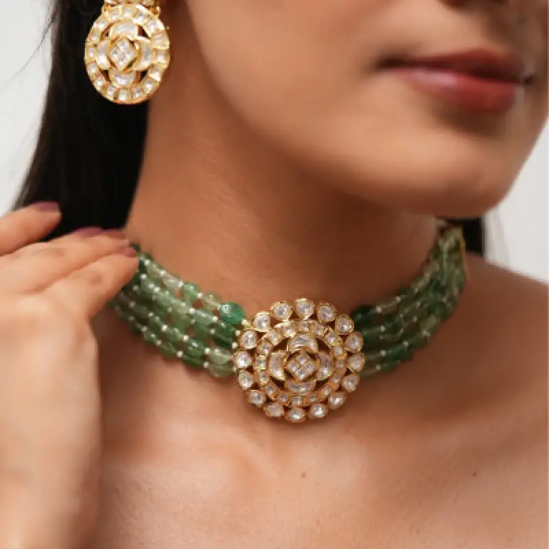 Yellow Gold Choker Set