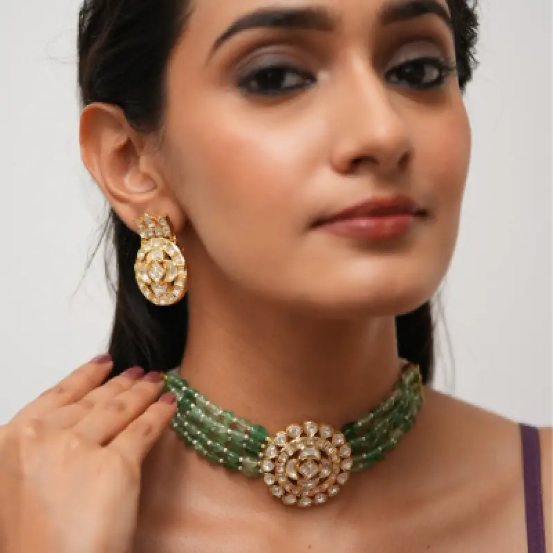 Yellow Gold Choker Set